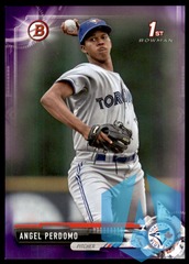 2017 Bowman Prospects Purple #BP20 Angel Perdomo 049/250